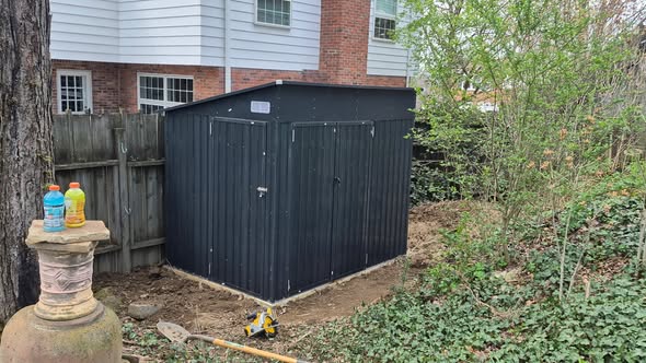 Completed shed build in Moon Township