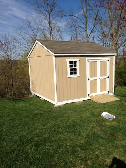 Completed shed build in Moon Township